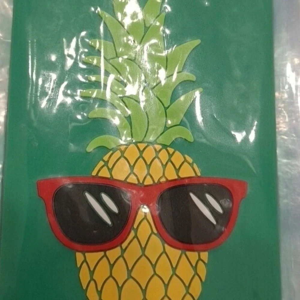 Mr‎ Cool Pineapple Sunglasses PVC Travel Baggage Backpack Suitcase Luggage